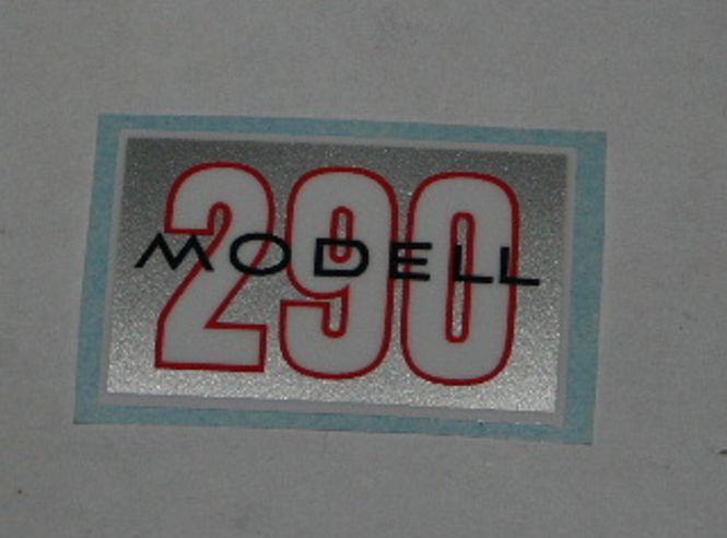 Hovedbilde Dekal, 290 sølv