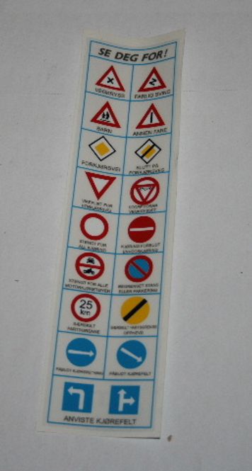 Hovedbilde Dekal, skiltrekke transparang