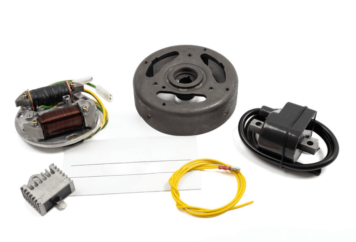 Tenningsanlegg, elektronisk, medurs, 6V 33W